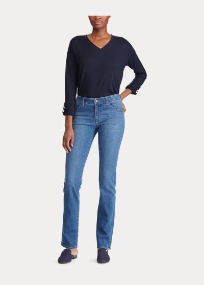 Women's Ralph Lauren Premier Straight Jeans | 950748PYT